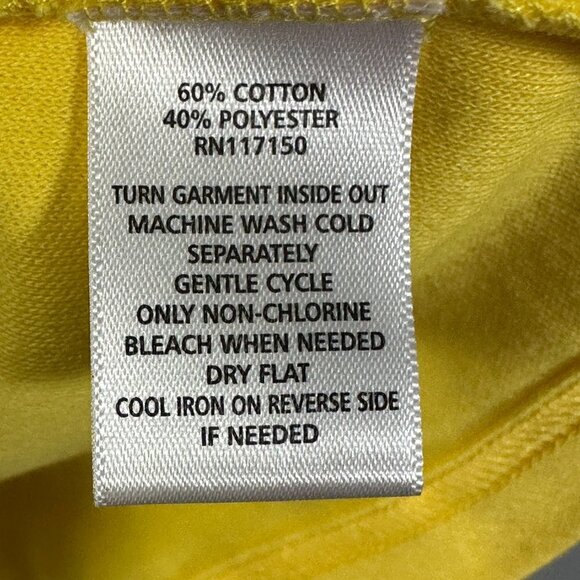 Quacker Factory Sweater Womens Large Yellow Cotton Cardigan Jeweled Snaps NEW - Picture 7 of 8